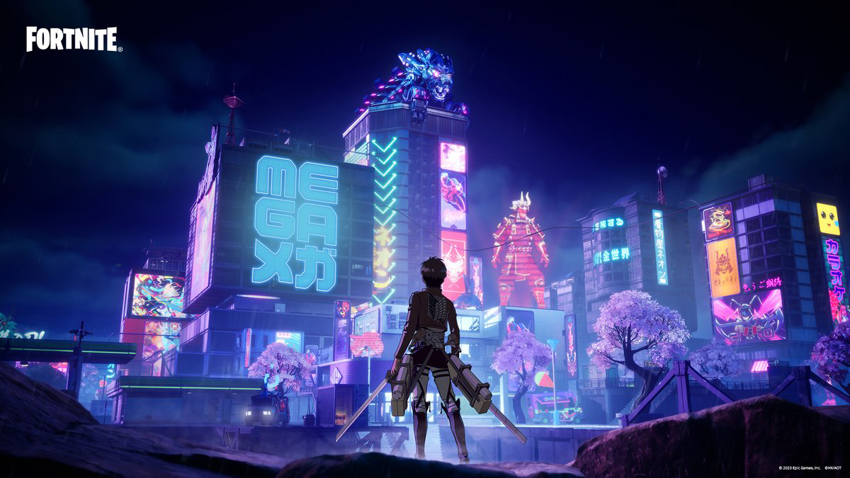 Fortnite: Eren Jäger, Attack of the Titans (SNK) and Mega City officially announced by Epic Games